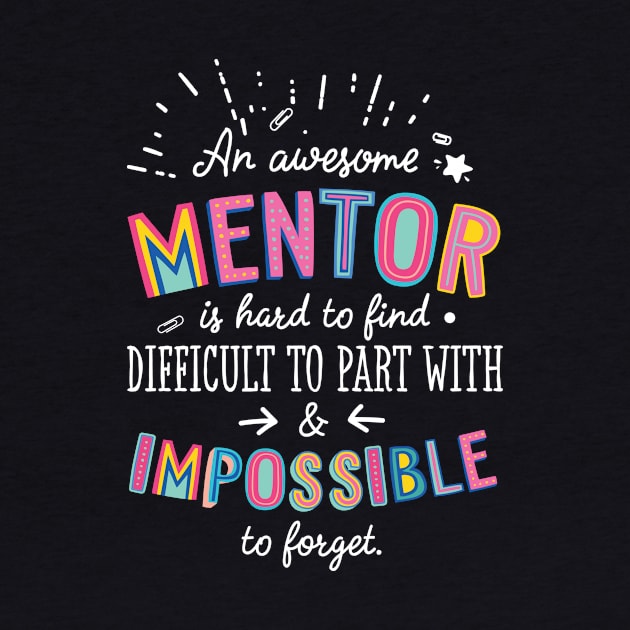 An awesome Mentor Gift Idea - Impossible to Forget Quote by BetterManufaktur